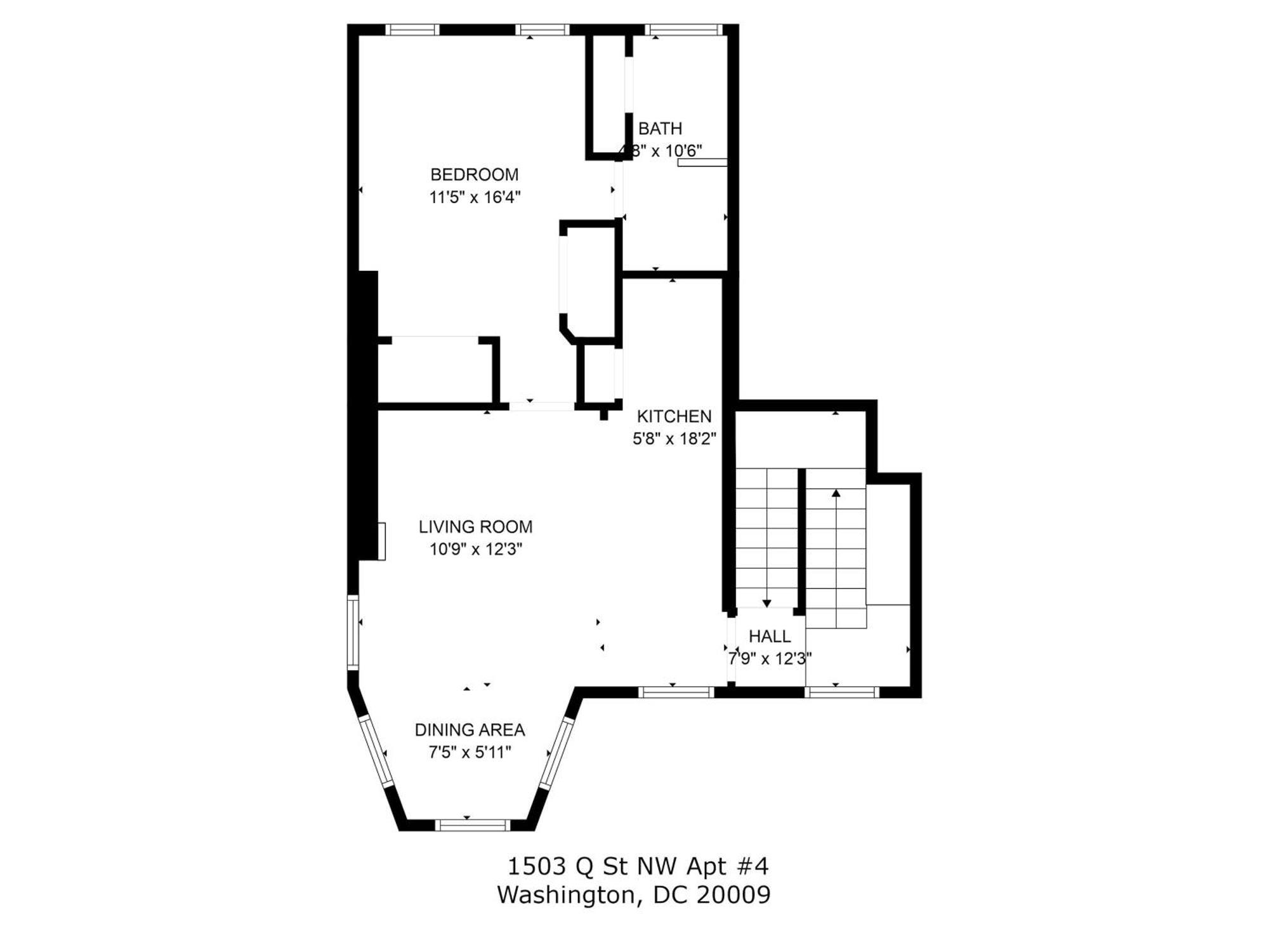 Appartamento Chic 1-br Loft Nestled Between Dupont & Logan *